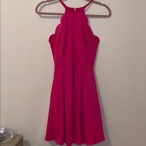 charlotte russe scalloped dress